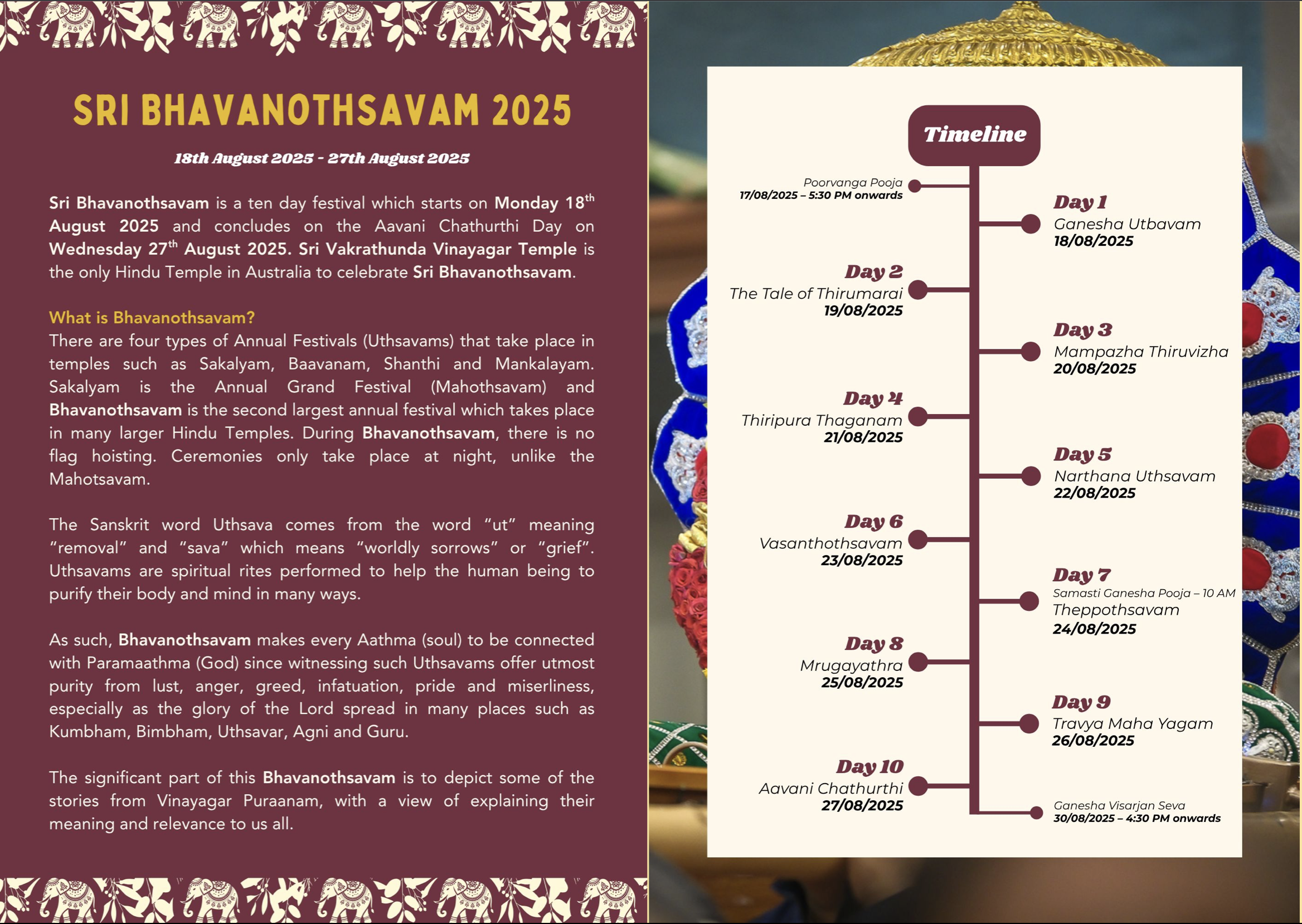 What is Bhavanothsavam?